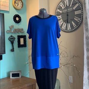 Royal blue blouse